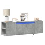 vidaXL Tv-wandmeubel met LED-verlichting 135x31x39,5 cm, Verzenden, Nieuw