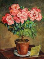 Eugene Pierre Franquinet (1875 - 1940) - Maceta con planta, Antiquités & Art