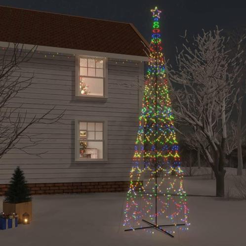 vidaXL Arbre de Noël cône 3000 LED Colorées 230x800 cm, Diversen, Kerst, Verzenden