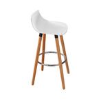 2dekans | SoBuy Barkruk FST86-W - Met Rugleuning en, Ophalen of Verzenden, Nieuw