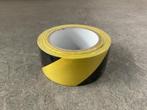 Veiling - 36x Deltafix PVC vloermarkeringstape zwartgeel 50m, Nieuw