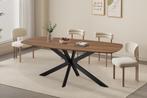 Aziz eettafel Deens ovaal, kleur oud eiken (nieuw, outlet), Huis en Inrichting, Tafels | Eettafels, Nieuw, Overige materialen