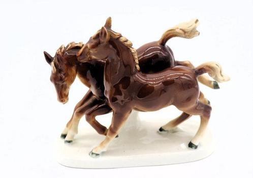 Figurine - Estatuetas de cavalo - Porcelaine, Antiek en Kunst, Curiosa en Brocante