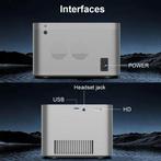 Android 11 Projector - 580 ANSI Lumen - Beamer Home Media, Audio, Tv en Foto, Diaprojectoren, Verzenden, Nieuw