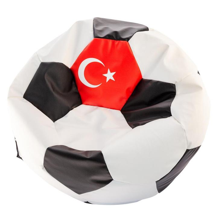 Voetbal zitzak - EURO 2024 - maat L - Ø 90 cm - Turkije, Huis en Inrichting, Zitzakken, Nieuw, Ophalen of Verzenden