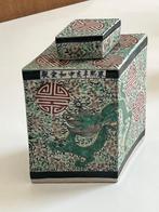 Pot - Een Chinees porselein theekistje in Kangxi-stijl,, Antiek en Kunst