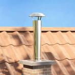 vidaXL Schouw Verlengstuk Zilver 25 x 25 x 82 cm Roestvrij, Verzenden, Nieuw