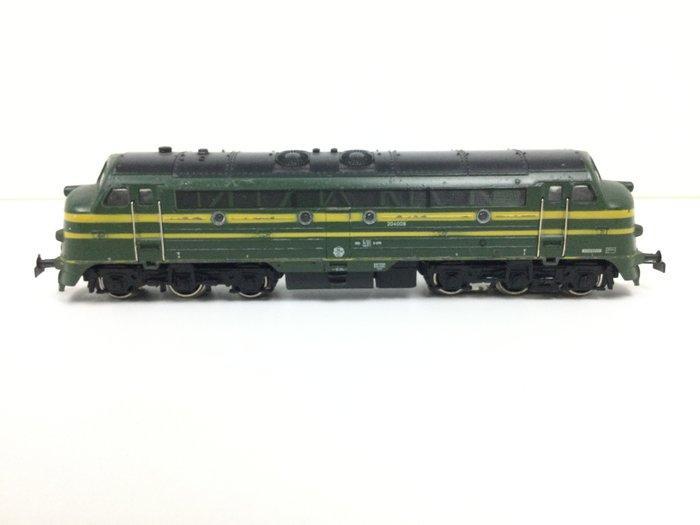 Märklin H0 - 3066 - Diesellocomotief (1) - Nohab Serie 204, Hobby en Vrije tijd, Modeltreinen | H0