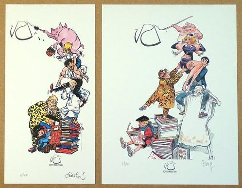 Walthéry, François / Boucq, François - 2 Offset Print -, Boeken, Strips | Comics