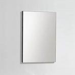 BWS Spiegel Emely Aluminium Met 50x60 cm Mat Chromen, Doe-het-zelf en Bouw, Ophalen of Verzenden, Nieuw, Chroom, Bad