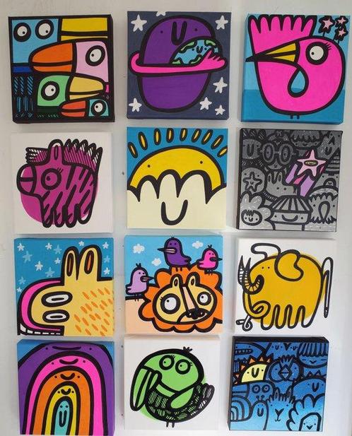 Kev Munday (1986) - Duck Swatch, Antiek en Kunst, Kunst | Schilderijen | Modern