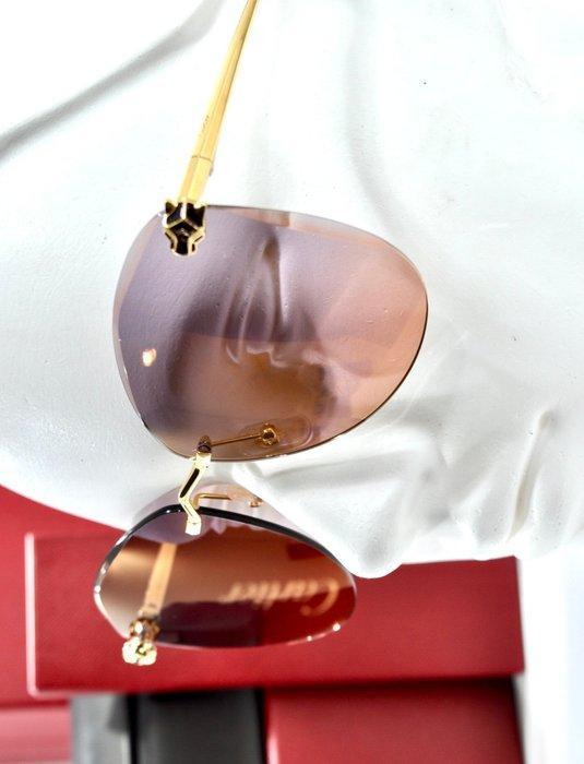 Cartier - New CARTIER PANTHERE Rimless placcato oro, Handtassen en Accessoires, Zonnebrillen en Brillen | Dames