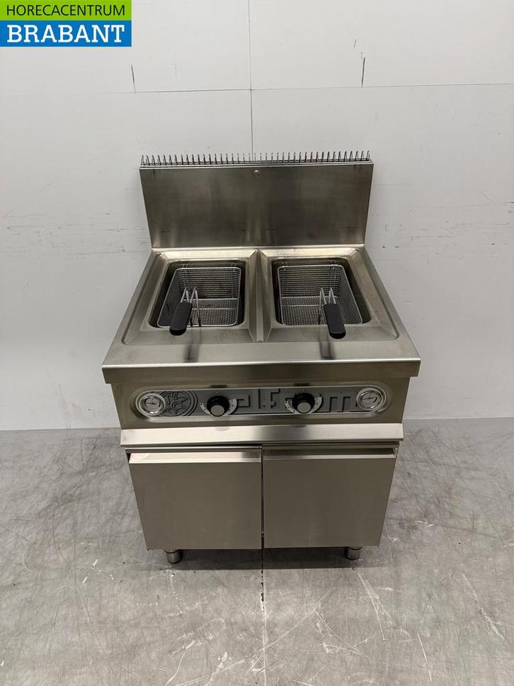 Friteuse double Elframo en acier inoxydable 2 x 17 litres, Zakelijke goederen, Horeca | Overige, Verzenden