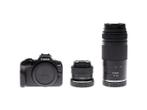 Canon -  Eos R100 Bk + Rf-s18-45 Rf75-300mm - Zwart, Verzenden