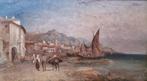 Carlo Jotti (1826-1905) - Paesaggio nei pressi dei laghi, Antiquités & Art, Art | Peinture | Classique