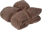 2dekans | H&S Fleece deken/dekentje/plaid - polyester -, Huis en Inrichting, Ophalen of Verzenden, Nieuw