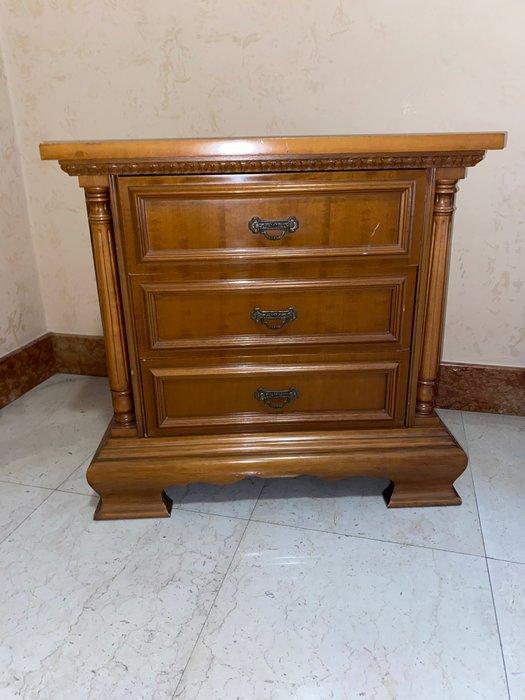 Nachtkastje (2) - Hout - Paar ladekasten, Antiek en Kunst, Curiosa en Brocante