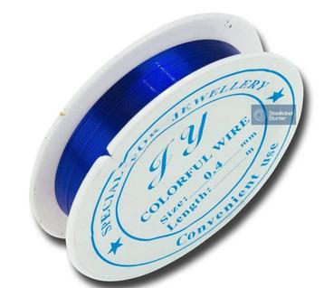 Hobby Ijzerdraad Blauw 10 meter, Verzenden