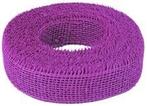Jute band Lila Paars 5 cm rol 40 meter
