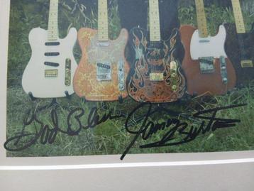 Elvis Presley - Photo, Signé par James Burton (guitariste -