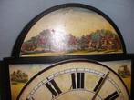 Horloge murale Forêt-Noire - Antique bois, laiton, acier,, Antiquités & Art, Antiquités | Horloges