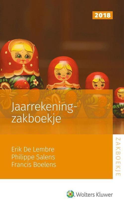Jaarrekeningzakboekje 2018 9789403003207 Erik De Lembre, Boeken, Economie, Management en Marketing, Gelezen, Verzenden