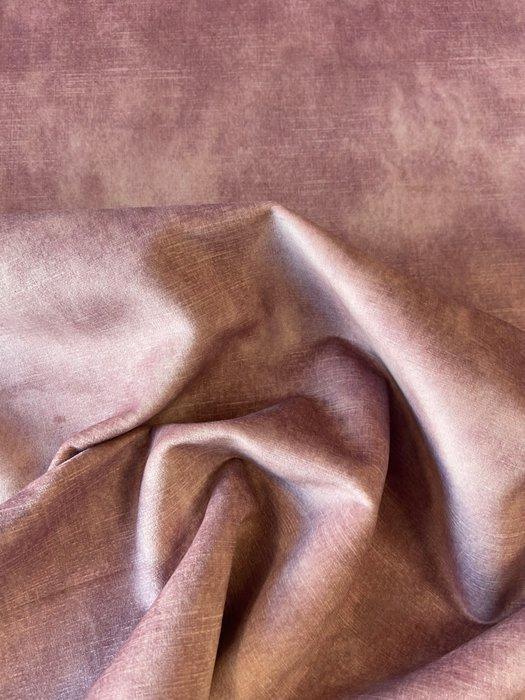 Dedar - Zachte en consistente fluweel DEDAR oudroze met, Antiek en Kunst, Antiek | Tapijten, Tafelkleden en Textiel