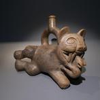Moche, Pérou, Terre cuite Portrait de Huaco de grande