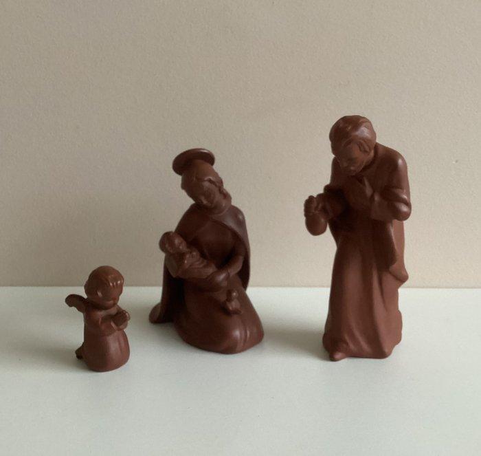 Kerststal Goebel (3) - Terracotta - Maria+kind,Jozef en, Antiek en Kunst, Antiek | Boeken en Manuscripten