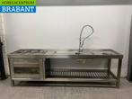 Évier en acier inoxydable avec cuisinière et robinet dévier, Verzenden