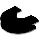 ABB Busch-Jaeger Antraciet kabeldoorvoer voor montagedoos -, Doe-het-zelf en Bouw, Verzenden, Nieuw