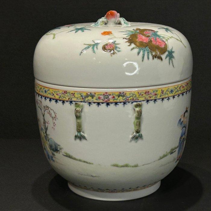 dekselvaas - Porselein - China - Top republiek vaas, Antiek en Kunst, Antiek | Overige Antiek