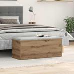 vidaXL Opslagdoos artisanaal eikenkleurig 90 x 35 x 35 cm, Huis en Inrichting, Verzenden, Nieuw