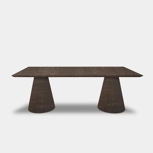 Tafel Rechthoekig Eikenhout  Kegelpoot  200x100, Huis en Inrichting, Tafels | Eettafels