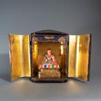 Antiek Altaar - Verguld gelakt hout - Nose Mt. Myken-tempel