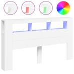 Hoofdeinde met LED | OP = OP | Slaapkamer Upgrade!, Huis en Inrichting, Slaapkamer | Bedden, Verzenden, Wit, Nieuw, 180 cm