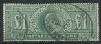 Groot-Brittannië 1902 - £1 dull blue green - Stanley Gibbons