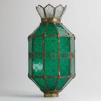 Lantaarn - Glas, Messing - 34 cm