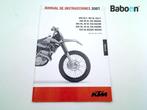Instructie Boek KTM 250 XCF-W 2008-2010 (3211145ES), Motoren, Onderdelen | Overige, Gebruikt