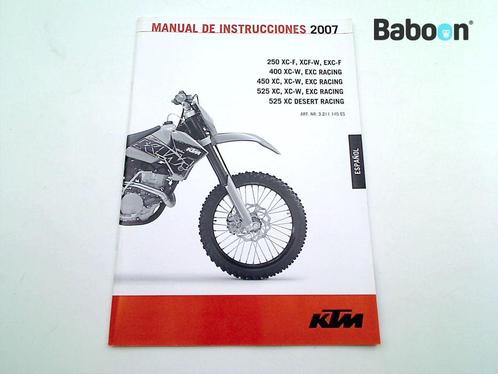 Instructie Boek KTM 250 XCF-W 2008-2010 (3211145ES), Motoren, Onderdelen | Overige, Gebruikt, Verzenden