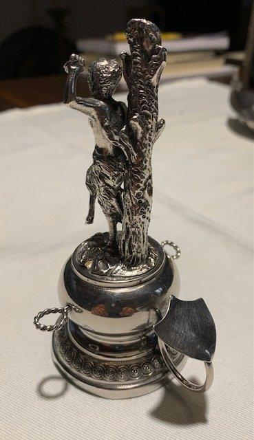 Bougeoir - Argent - argent poinçonné, Antiek en Kunst, Antiek | Zilver en Goud