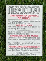 1970 Panini Mexico 70 - Perù: Luis Rafael Risco - Red/Black, Verzamelen, Nieuw
