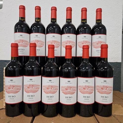 2022 Petra, Hebo - Toscane IGT - 12 Flessen (0.75 liter), Verzamelen, Wijnen