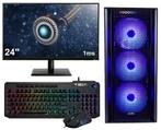 AMD Ryzen 7 5700G 8-Core Budget Game PC SET met RGB LED v..., Ophalen of Verzenden