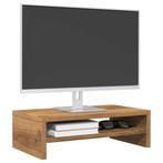 vidaXL Monitorstandaard 42x24x13 cm bewerkt hout artisanaal, Verzenden, Nieuw