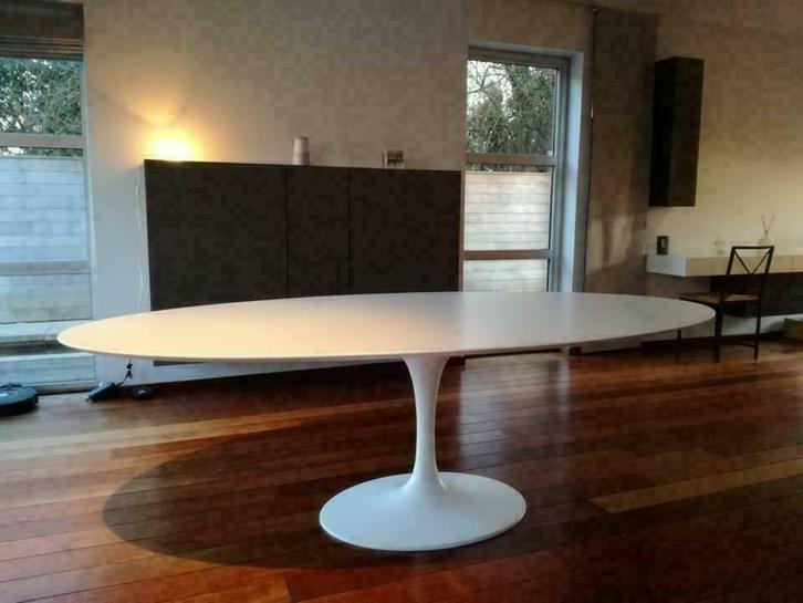Ovale en Ronde Saarinen Tulip tafels in alle afmetingen, Huis en Inrichting, Tafels | Eettafels, Nieuw, Eikenhout, Grenenhout