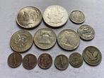 États-Unis. Set van 13 zilveren munten, Postzegels en Munten
