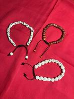 Lotto Tre, bracelets Mala Rosario, Tibet, Népal, Ossa, Antiek en Kunst