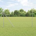 vidaXL Weidehekwerk Zilver 50 x 1.5 m Gegalvaniseerd staal, Verzenden, Nieuw