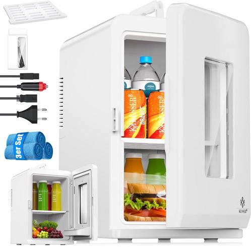 KESSER® Mini Koelkast - 15 Liter - Koelbox - Wit, Huis en Inrichting, Woonaccessoires | Overige, Verzenden